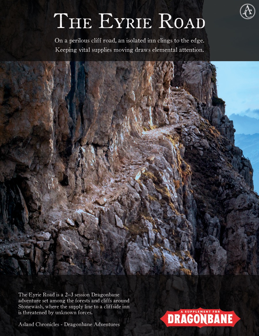 Cover for The Eyrie Road