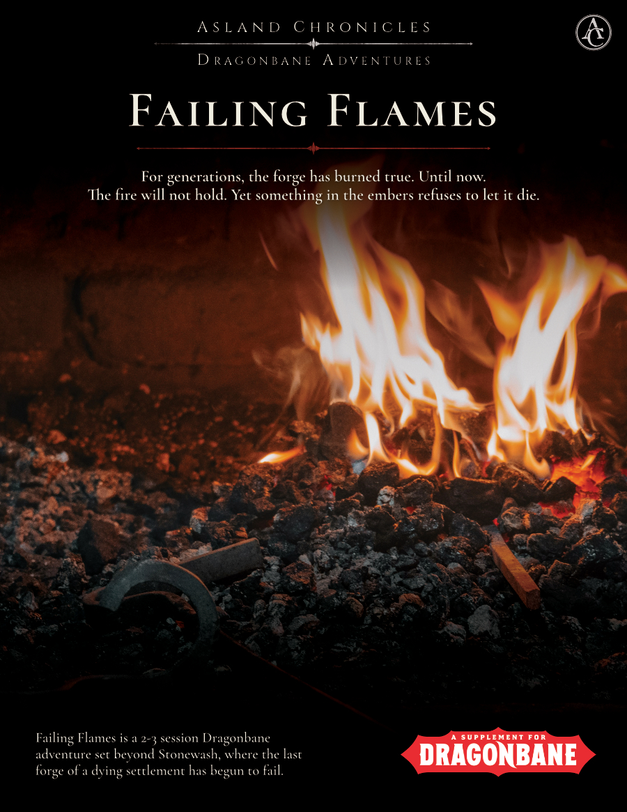 Cover for Failing Flames